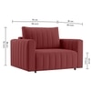 Beliss  Pull Out Sofa cum Bed  in Peach Colour