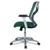 Wiwngas Mid Back Ergonomic Chair in Dark Green Colour