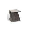 Berlin Sheesham Wood Tea Table In Rustic Grey Matte Finish