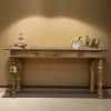Lowe Solid Wood Console Table in Mango Natural