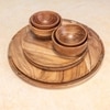 Ireka Homes Dinamate 8 Piece Acacia Wood Dinner Set