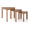 Clapton Nested Table-Set of 3 in Finish Amber Walnut