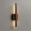 Lineo Brown Solid Wood Wall Lights