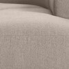 Zenliving Wood Left Aligned 3-Seater With Upholstery Non Storage Sofa In Beige Colour