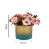 Artificial Pink Roses With A Ceramic Pot