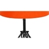 Jocelyn Orange cotton Table lamp with Iron Base