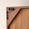 Diamond Solid Wood Mirror In Provincial Teak 50 x 75 cm