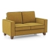 Apollo Neo 2 Seater Fabric Sofa In Ochre Colour