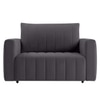 Beliss  Pull Out Sofa cum Bed  in Grey Colour