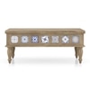 Azul Rectangular Solid Wood Coffee Table In Brushed Bali Oak Finish