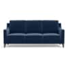 Abbey Sofa Set (Colour : Lapis Blue, Cushion : Soft, Seater : 3+1+1)