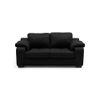 Trissino 2 Seater Leather Sofa in Licorice Colour