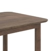 Dane Solid Wood 6 Seater Dining Table In Danish Walnut Finish