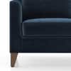Abbey Sectional Sofa (Colour : Cobalt, Cushion : Soft, Seater : Right Aligned 2 Seater + Right Aligned Chaise)