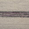Jaipur Rugs Soft Scalloped Border Striped Wool Dhurrie Rug Grey 4x5 ft