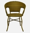 Ballarat  Wicker Table And Chair Set In Beige Dual Tone Finish