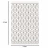 Imperial Knots Grey and Ivory Hand Woven Dhurrie 5x8 Feet