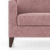 Abbey Sofa (Colour : Desert Rose, Cushion : Soft, Seating Capacity : 3 Seater)