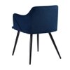 Hanner Metal Accent Chair in Blue Colour