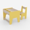 Topolino Toddler Activity Table & Chair in Yellow