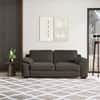 Esquel Premium 3 Seater Fabric Sofa in Stone Grey Velvet Colour