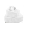 Henry Boucle 3 Seater Sofa in White  Color