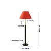 Devansh Wood & Metal Floor Lamp