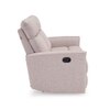 Canyon Two Seater Manual Fabric Recliner in Greige Beige Colour