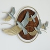 W-Bailey Abstract Metal Wall Decor in Multicolor Set of 1