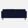 Tharoli Velvet 2 Seater Sofa Navy Blue Colour