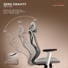Marvel Ergonomic High Back Study Chair with Headrest in Grey Colour