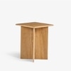 Aara Stone Side Table in Brown Colour