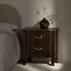 Bespoke Solid Wood Bedside Table in Walnut Finish