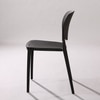 Kepler Brooks Serena Cafeteria Dining Chair in Black Colour