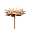 Six Flower Tealight Set Of 3 In Gold Colour