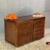 D'Dass Copper Sheesham and Mdf  Wall Hanging Wooden Temple For Pooja