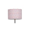 Hellen Multicolour Fabric Floor Lamp with Black Iron Base