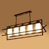 Eliante 5 Light Hanging Chandelier, Champaign Glass Shades, Mild Steel, Modern Pendant Ceiling Light