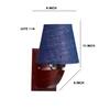Devansh Solid Wood Electric Wall Light in Blue Colour with Blue Shade Count of 1 Light