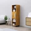 Hexa Engineered Wood Bookshelf Multipurpose Storage Rack in Giant Wood Colour
