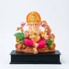Devotional Kamal Vaibhav Ganesha Statue in Multicolor Colour