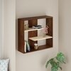 Maxelle Engineered Wood Bookshelf with Shelves Brown Maple & Beige