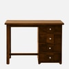 Sheesham Wood Study Table In Scratch Resistant Provincial Teak Finish With Drawers