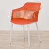 Kepler Brooks Senora Cafeteria Dining Chair in Orange Colour