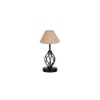 Mckenna Beige Jute Table lamp with Iron Base