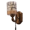 Eliante Modern Wall Lights Mild Steel & Glass Material Antique & Champaign Finish