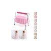 Lyra Stainless Steel Baby Cradle with Mosquito Net Florals & Stripes