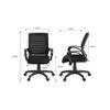 Xcelo Mesh Swivel Ergonomic Chair In Black Colour