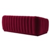 Rosa Fabric Sofa (Maroon)