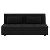 Merson 3 Seater Sofa Cum Bed In Black Color